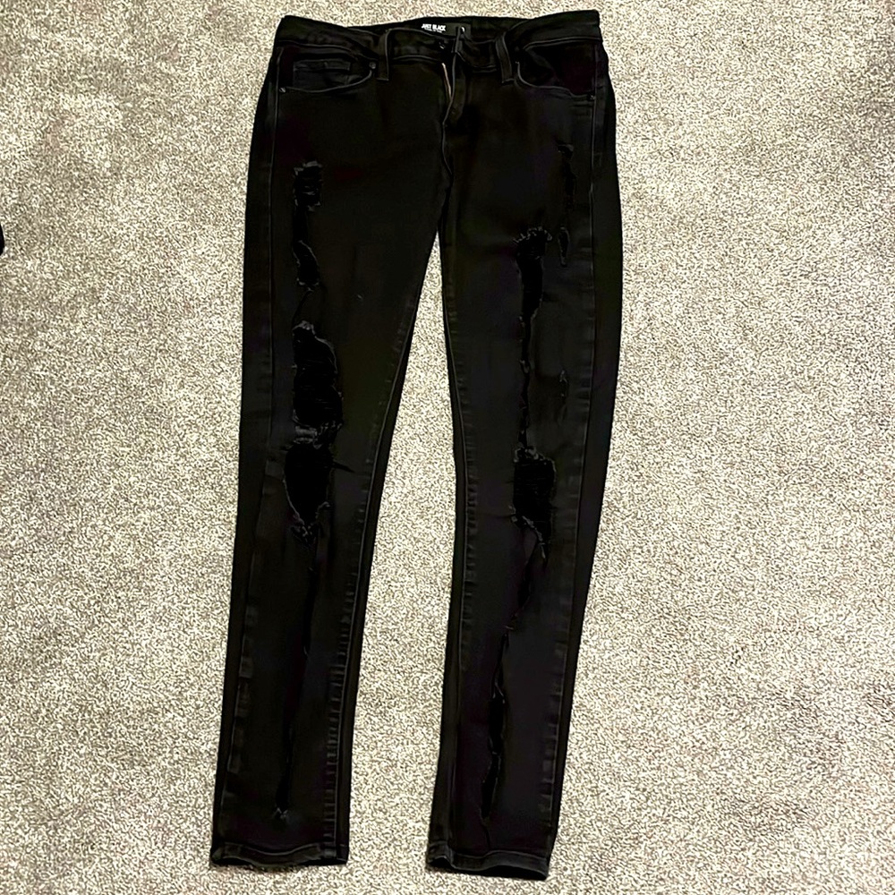 Jr black ripped jeans